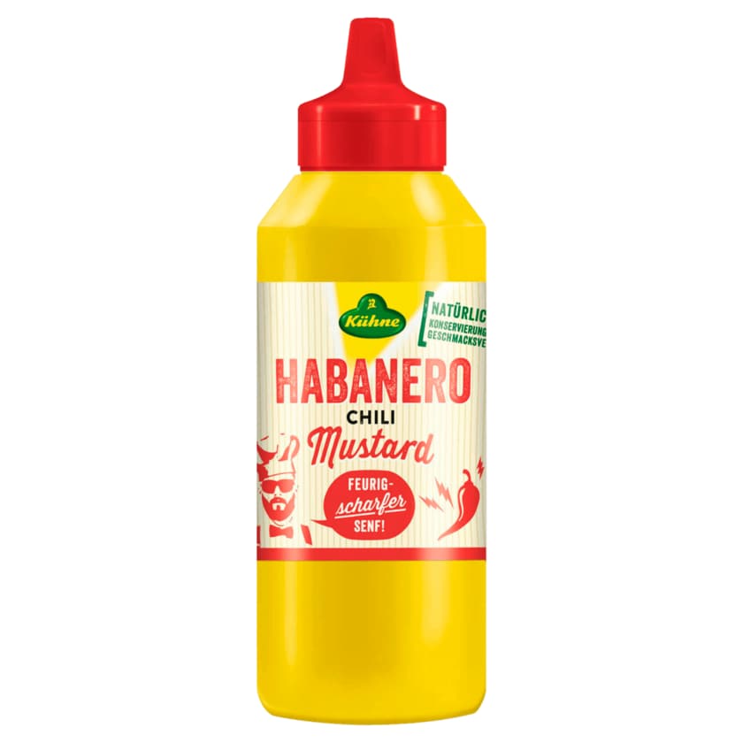 Kühne Habanero Chili Mustard 250ml
